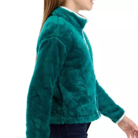 Lilly Pulitzer Kids Mini Joyce Evergreen Sherpa Jacket  NWT Various Sizes - Picture 5 of 6